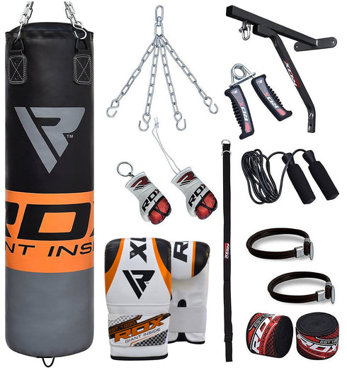 RDX 12O ORANGE FILLED PUNCHING BAG SET-1